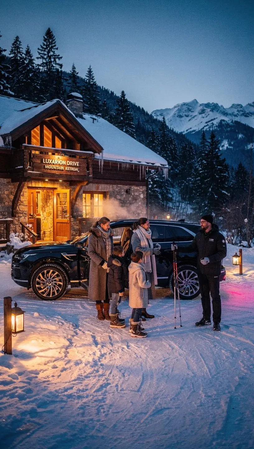 Luxusní automobil v elegantní černé barvě zaparkovaný před historickou budovou.